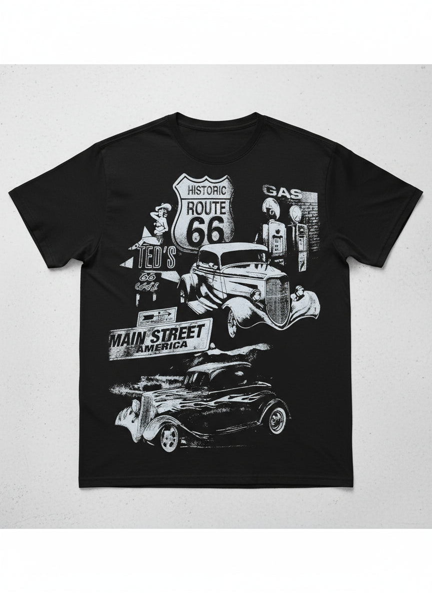 Men's Route 66 vintage T-shirt Size/ L