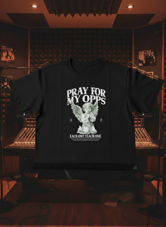 Women's Pray for my Opps T-shirt Size/ L