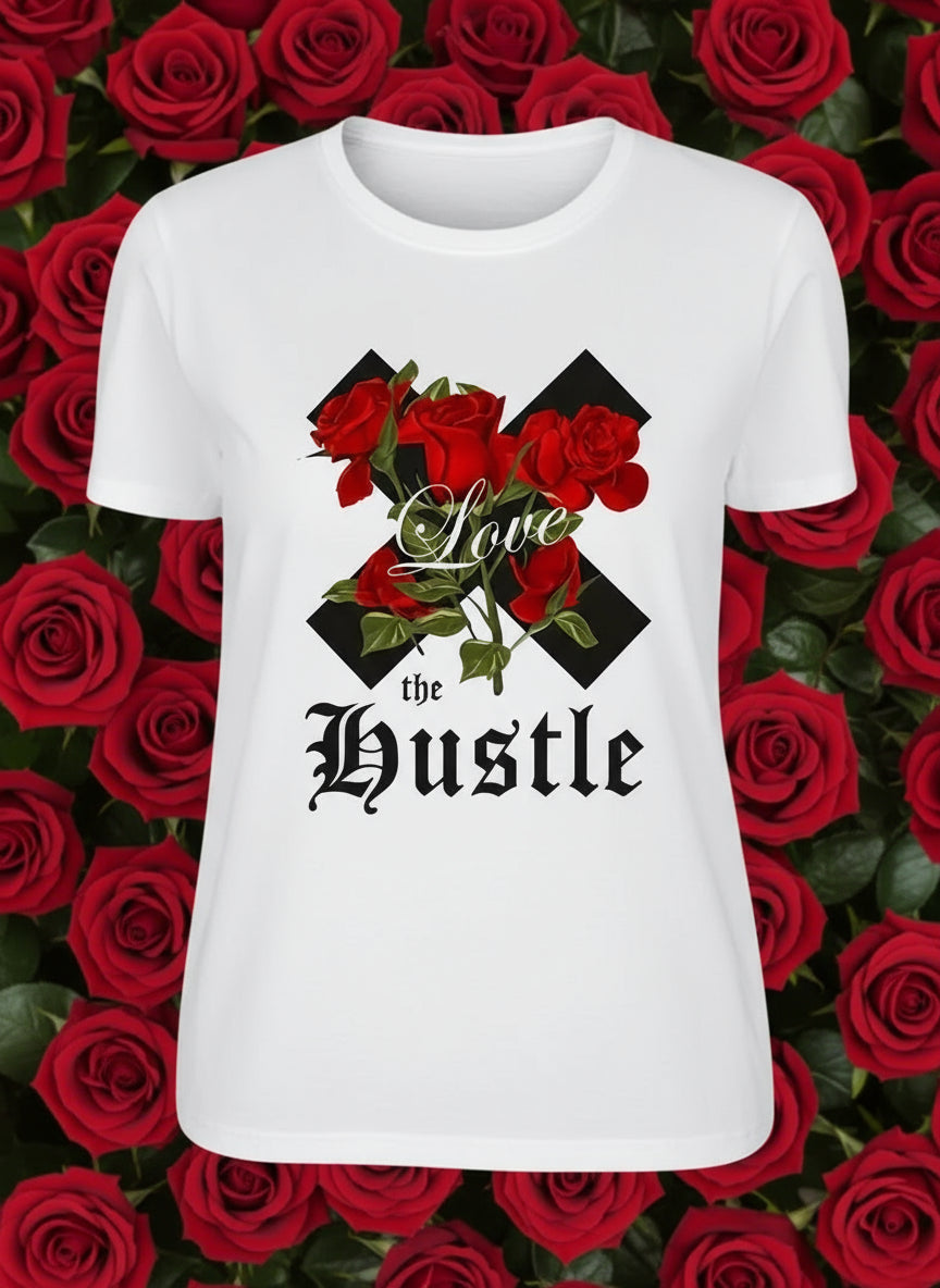 Women's Love The Hustle T-shirt Size/ XL