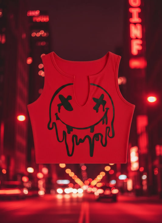 Women's Sleeveless Cropped Top Size/ L